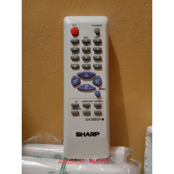 REMOT TV SHARP TABUNG GA368SA