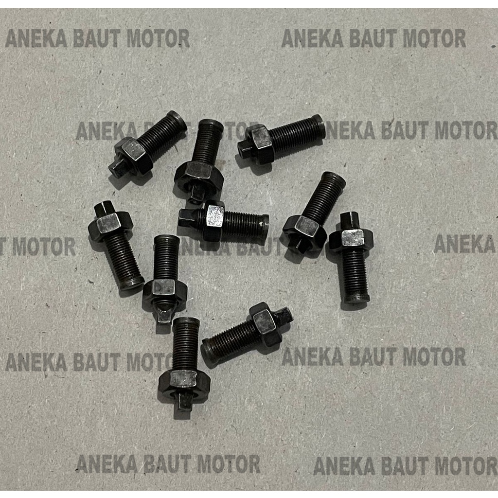 (Paket 10 pcs) Baut Setelan Klep Beat / Vario
