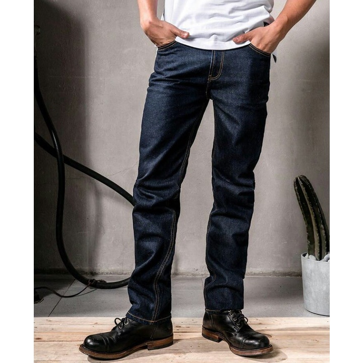 celana panjang pria jeans terbaru 2021 / celana lea 606 standar premium / jeans panjang warna navy