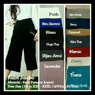 Celana Kulot 7 8 Jumbo Big Size