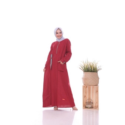 PROMO GAMIS NBA NB A28 ORIGINAL BY NIBRAS DRESS WANITA DEWASA BAJU BUSANA MUSLIM BEST SELLER WARNA M