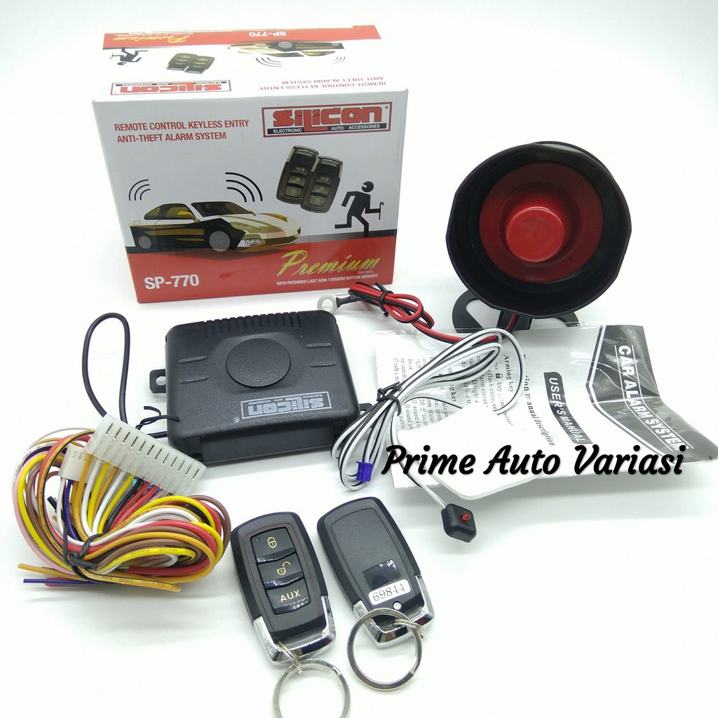 ALARM MOBIL SILICON SP ‐ 770 PREMIUM- AKSESORIS INTERIOR MOBIL