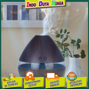 ALAT PENGHASIL UAP AROMA THERAPY TAFFWARE AIR HUMIDIFIER AROMATHERAPY OIL DIFFUSER WOOD 300ML H218