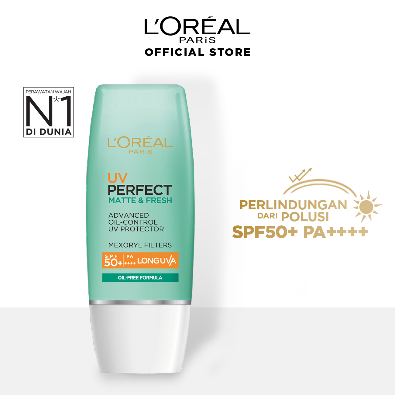 L'Oreal Paris UV Perfect Matte & Fresh Sunscreen OilFree SPF 50 / PA