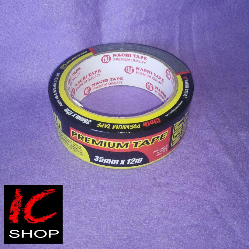 

Lakban Hitam NACHI 35 mm cloth tape 1.5 ichi