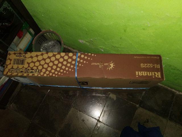 By Gojek Rinnai Kompor Gas 2 Tungku Hitam Ri 522s