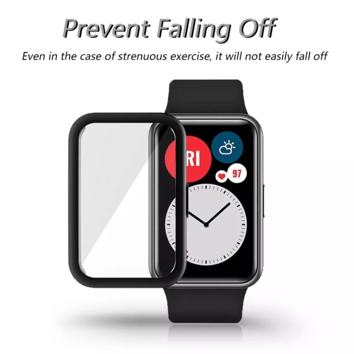 Silicone Rubber Case Bumper Cover Screen for Huawei Watch Fit