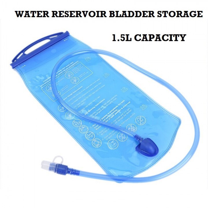 Water Reservoir Bladder Hydration Pack Storage - 1.5L