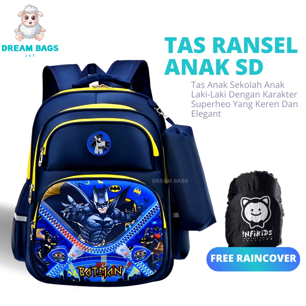 Tas Anak Laki Laki SD Import DB-638