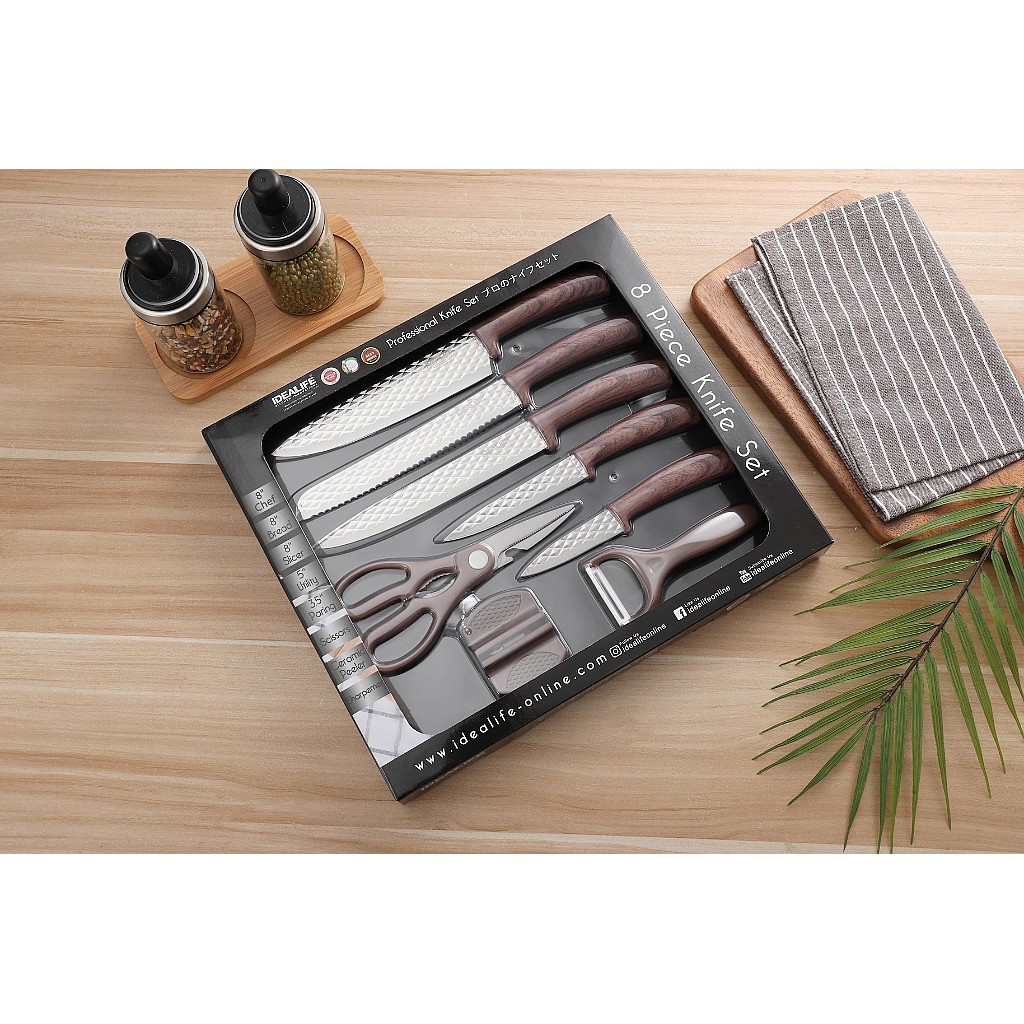 IDEALIFE - Professional Knife Set - Perlengkapan Pisau Dapur - IL-163