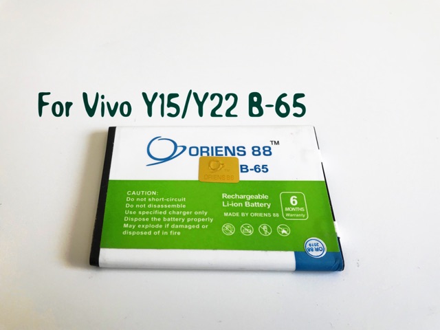 (P) Baterai batre battery Vivo VI Y15 Y22 B 65 double power/IC ORIENS88