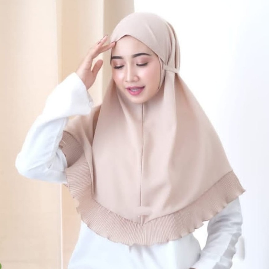 Bergo Maryam Plisket Diamond Polos