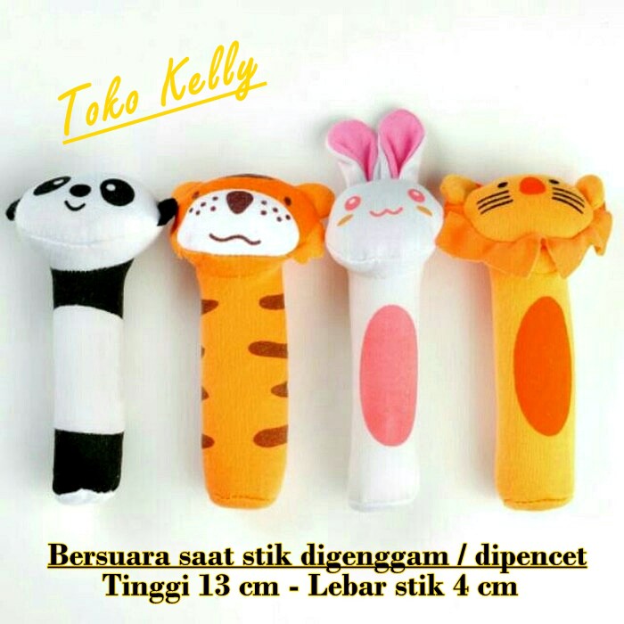 [ Bisa COD ] Boneka Genggam Bayi Lembut Bersuara - Mainan