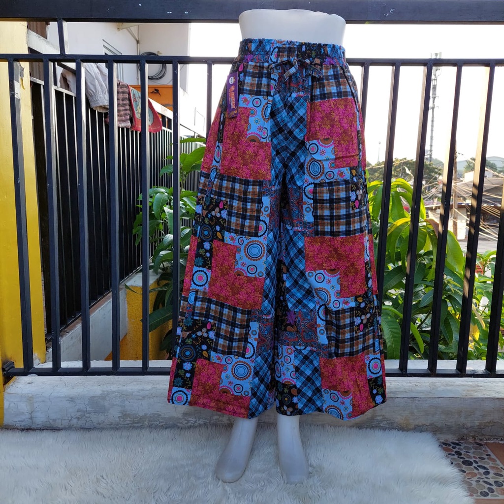 Kulot panjang katun motif keren-motif no.41