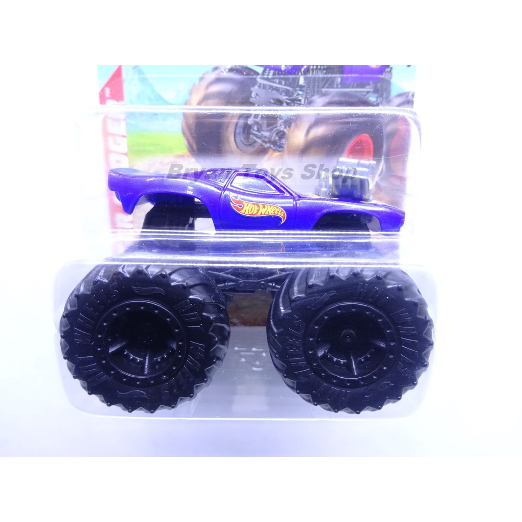 Hot Wheels Mini Monster Trucks Rodger Dodger Biru