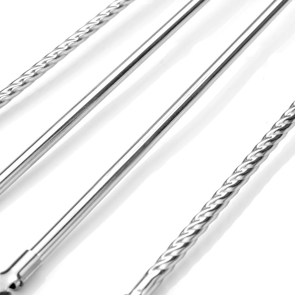 Solighter Sedotan Sendok Pesta Reusable Filter Bengkok Stainless Steel