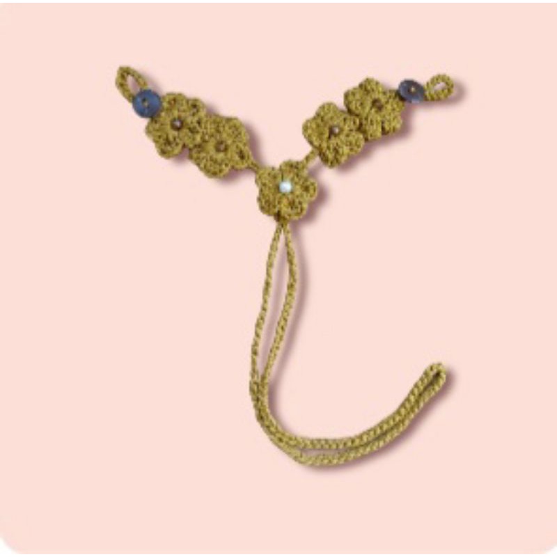 strap masker 2in1 Rajut/strap masker rajut