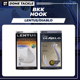 BKK Lone Diablo Lentus Single Hook Kail Pancing Jigging Popping 3/0 5/0 7/0 9/0