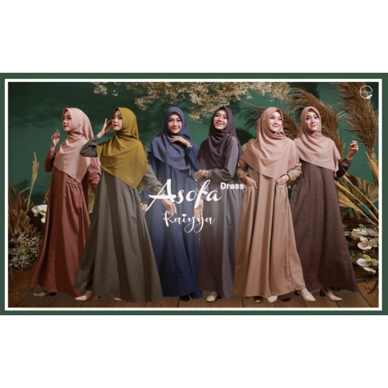 GAMIS ASOFA DRESS KAIYYA GAMIS POLOS