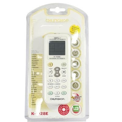 Grab Medan Universal Ac Remote Multy Controller With Flashlight -K-1028E Chunghop