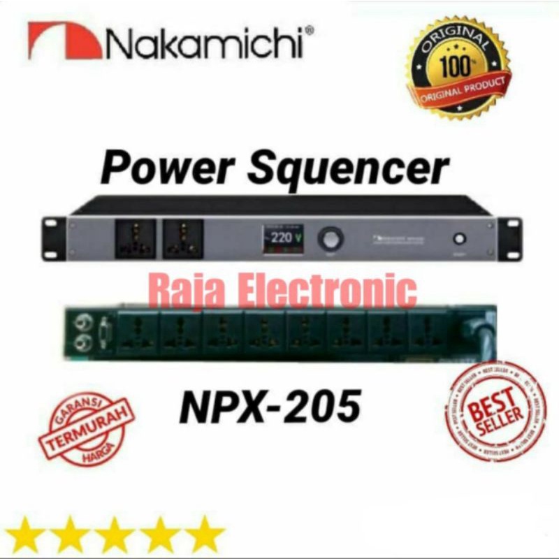 Power Distributor Nakamichi NPX 205 Garansi 1 Tahun.