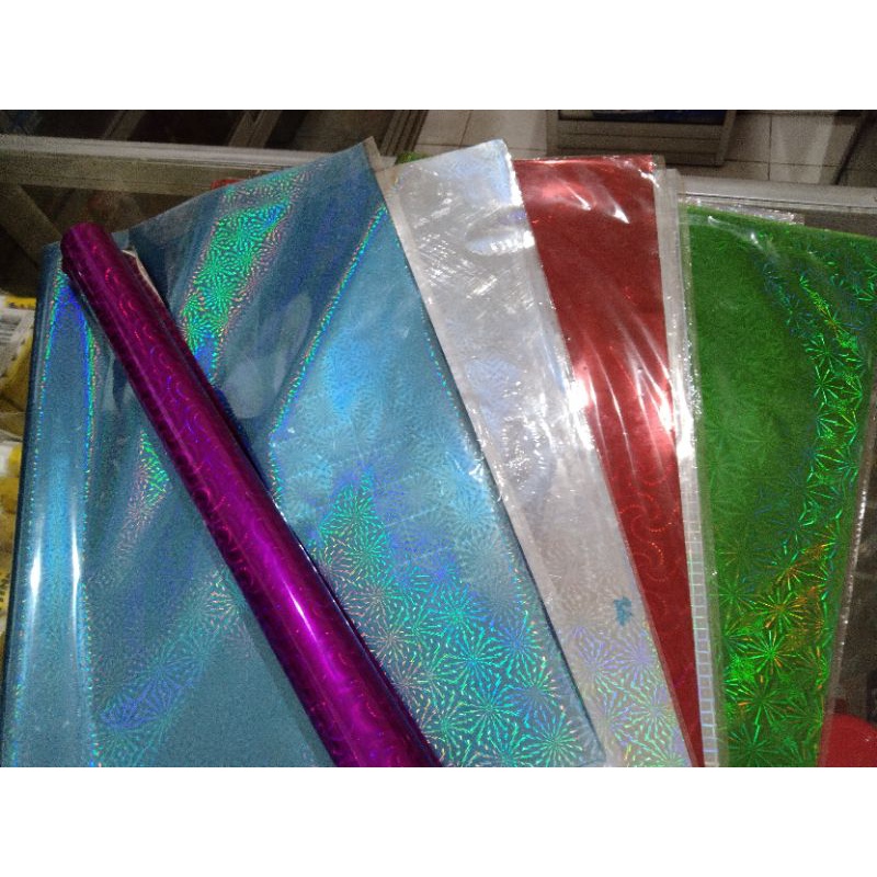 

kertas Hologram isi 50 lembar