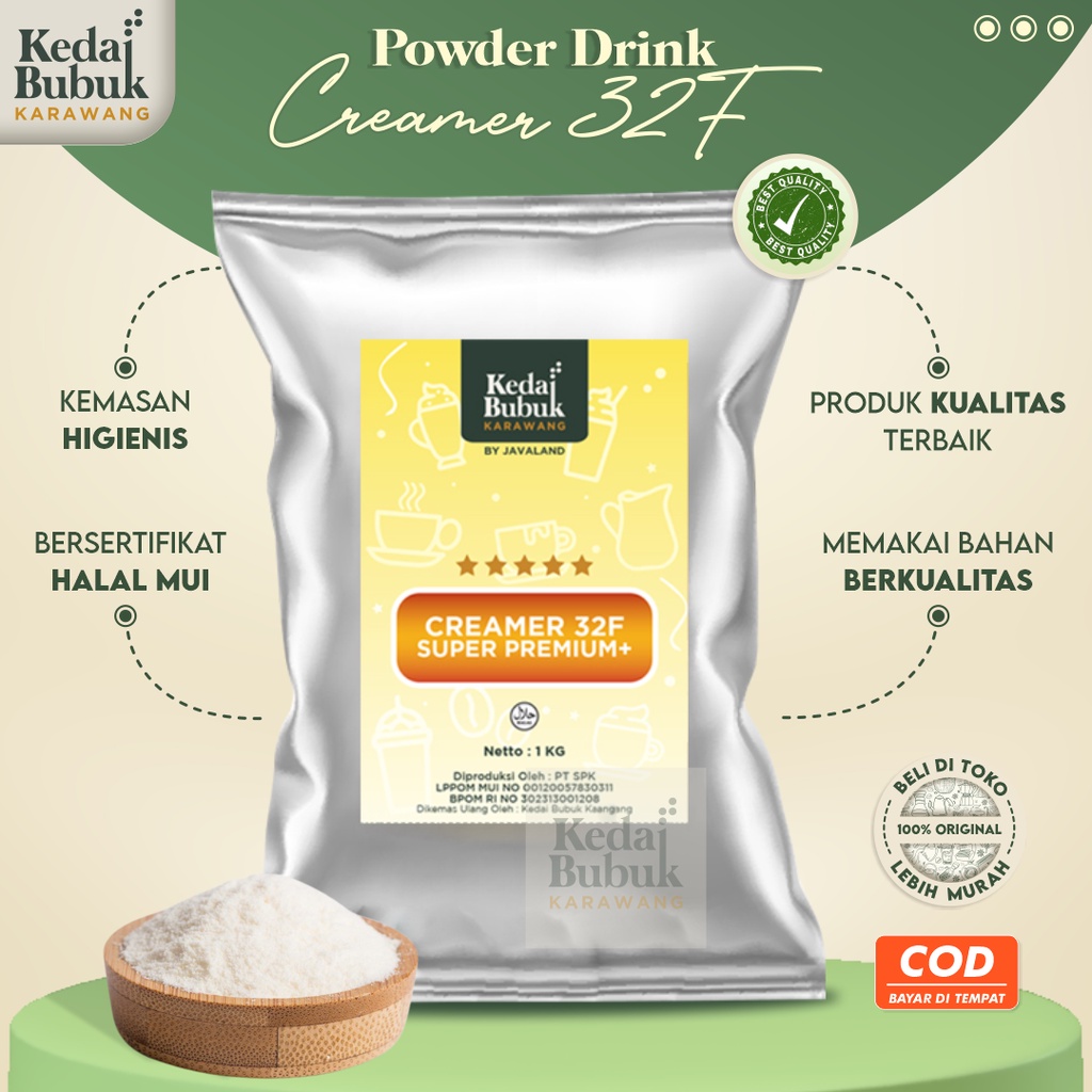 Creamer Bubuk Minuman 1Kg Drink Powder Serbuk Krimer Javaland Super Premium Plus+ 32 Original