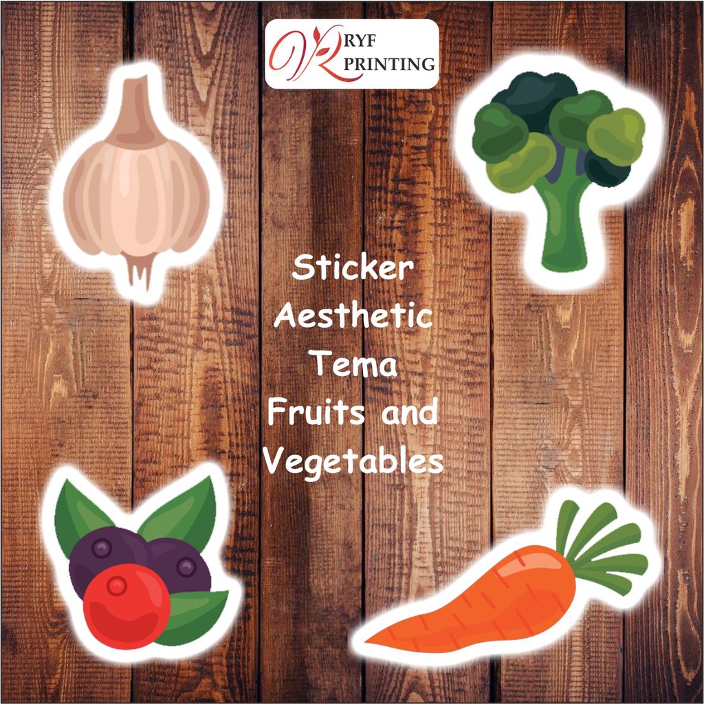 

STICKER AESTHETIC TEMA FRUIT AND VEGETABLE