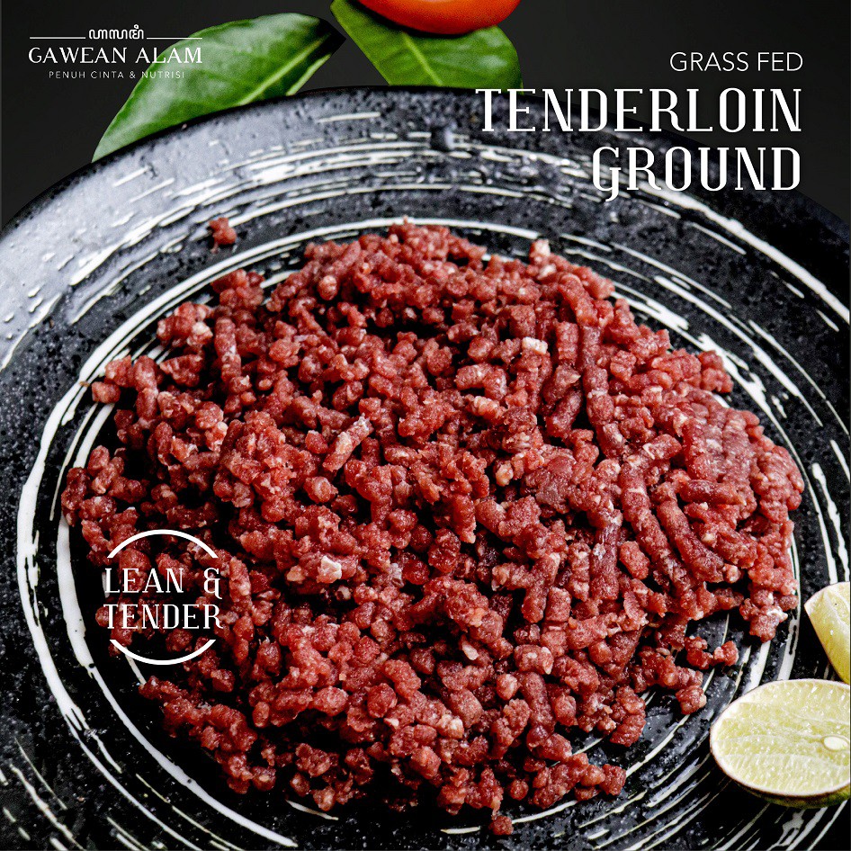 

NZ Grass Fed GROUND TENDERLOIN - Daging Giling Tenderloin (250 gram)