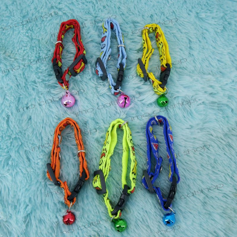 kalung kucing anjing motif tulang