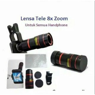 lensa telezoom 8x bisa untuk semua handphone memperbesar gambar