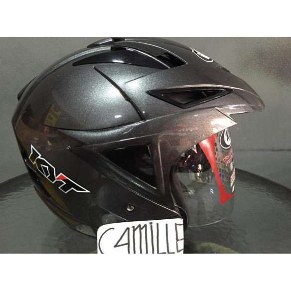 Barang Berkualitas Helm KYT Scorpion King Double Visor Gun Metal PROMO | CUCI GUDANG | ON SALE |
