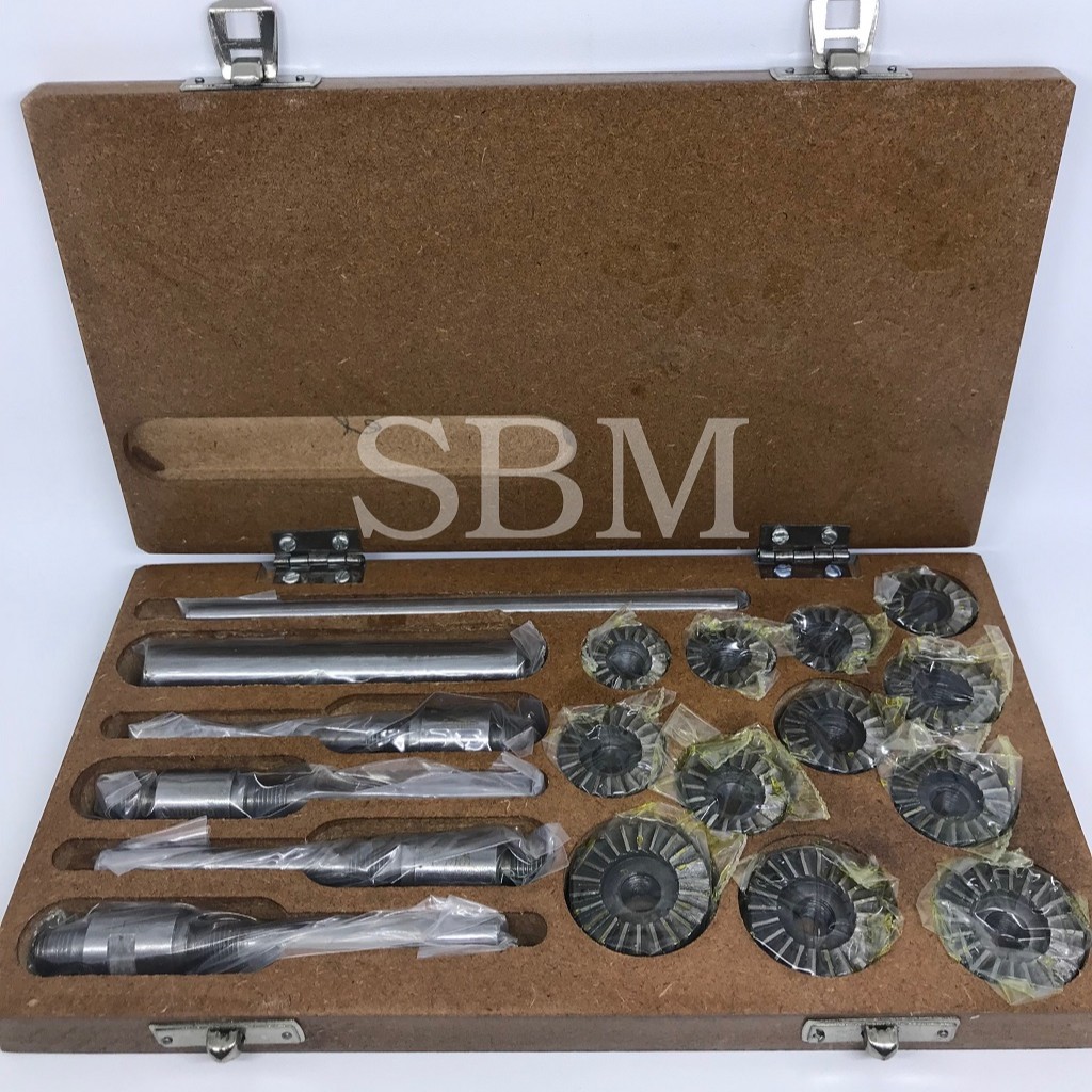 SOLAR VALVE SEAT & FACE CUTTER SET (12 PCS) / SOLAR SETTING KLEP
