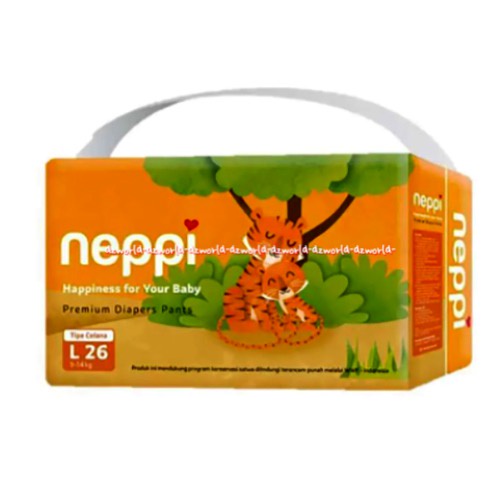 Neppi Premium Diapers Pants L26 Popok Celana Nepi Untuk Bayi Anak Large L 26 Neppy Diaper Pant Napi