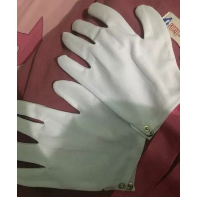 sarung tangan rajut putih/sarung tangan paskibra/sarung tangan putih polos/sarung tangan umroh/sarun