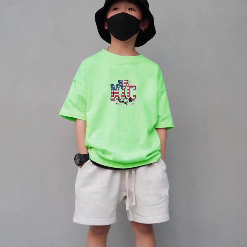 Kaos anak Newyork Kaos anak Unisex usia 1-8 tahun