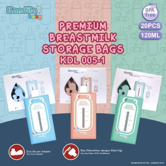 Kandila Baby Breastmilk Storage Bags  - Kantong Asi