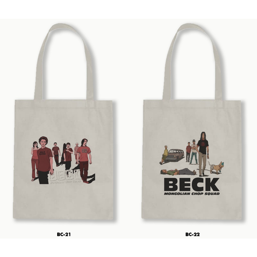 TOTE BAG BLACU - BECK : MONGOLIAN CHOP SQUAD .02