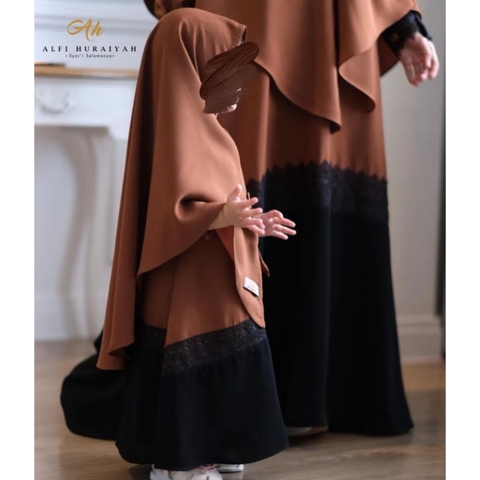 [BISA COD]PRELOVED GAMIS SET ANAK CAMELIA SET BY ALFI HURAIYAH WARNA ROBE BROWN || Aljenna elmadina 