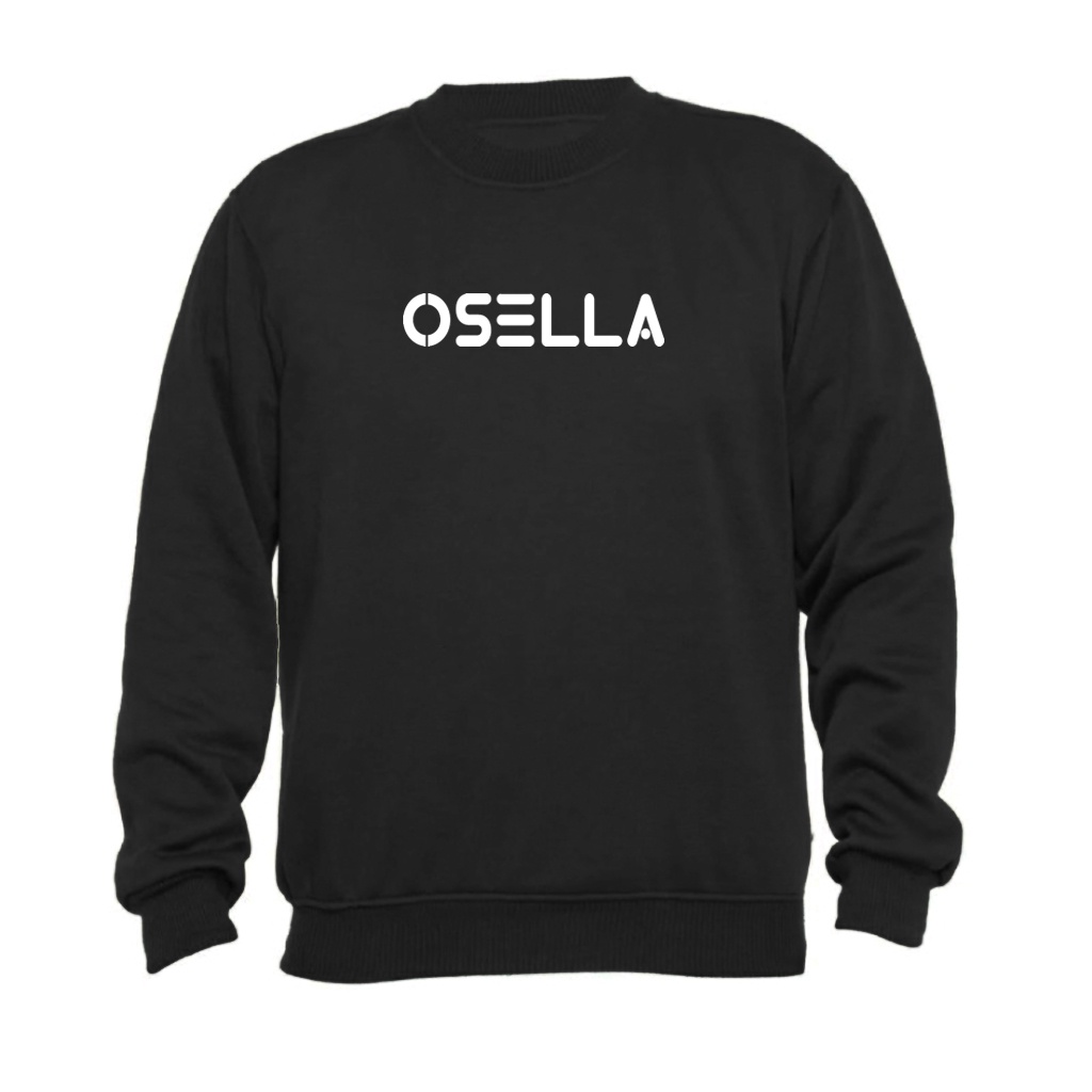 COD Crewneck OSELLA LOGO WHITE Pria Terbaru/ Crewneck OSELLA Premium / Jaket SWEATER / Sweater HOODI