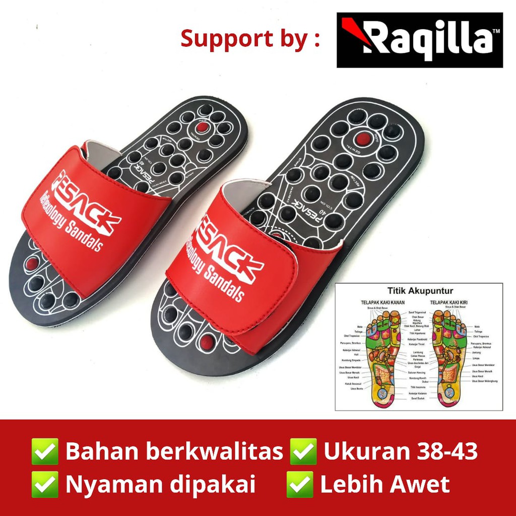 Sendal Sandal Terapi Kesehatan Refleksi /Sandal Rematik /Sandal Kesehatan Refleksi kaki akupuntur