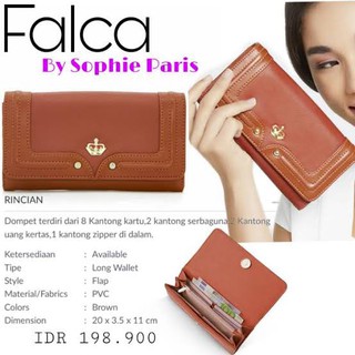 DOMPET WANITA LONG PESTA FALCA BROWN PROMO SOPHIE  MARTIN  