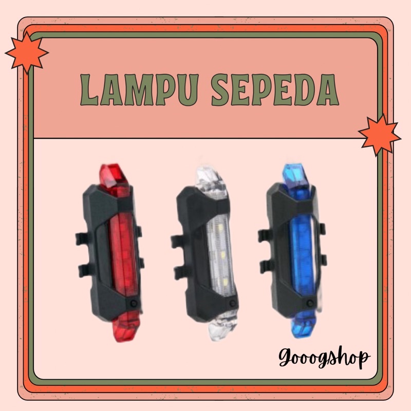 Lampu Sepeda Lampu Belakang Sepeda Lampu Sepeda USB