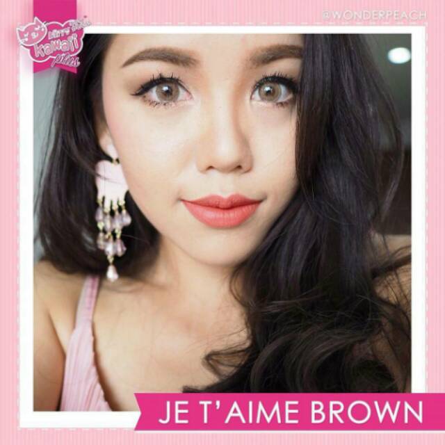 

Softlens Kitty Kawaii Je t'aime Brown