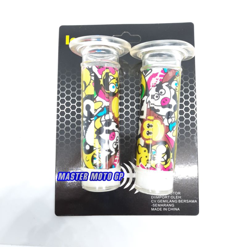 Grip Transparan kartun monkey - handfat transparan kartun - handgrip Transparan kartun Grip gambar kartun