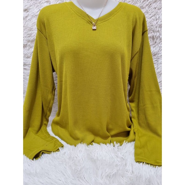 Kaos lengan panjang premium RIB 3XL - 4XL