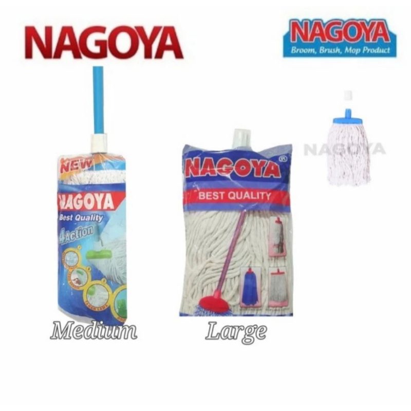 MOP PEL PELAN DENGAN TONGKAT NAGOYA, SIZE MEDIUM - SIZE LARGE