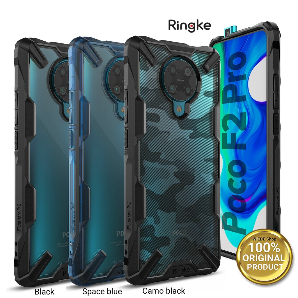 Case Xiaomi POCO F2 Pro RINGKE Fusion X Anti Crack Casing ORIGINAL