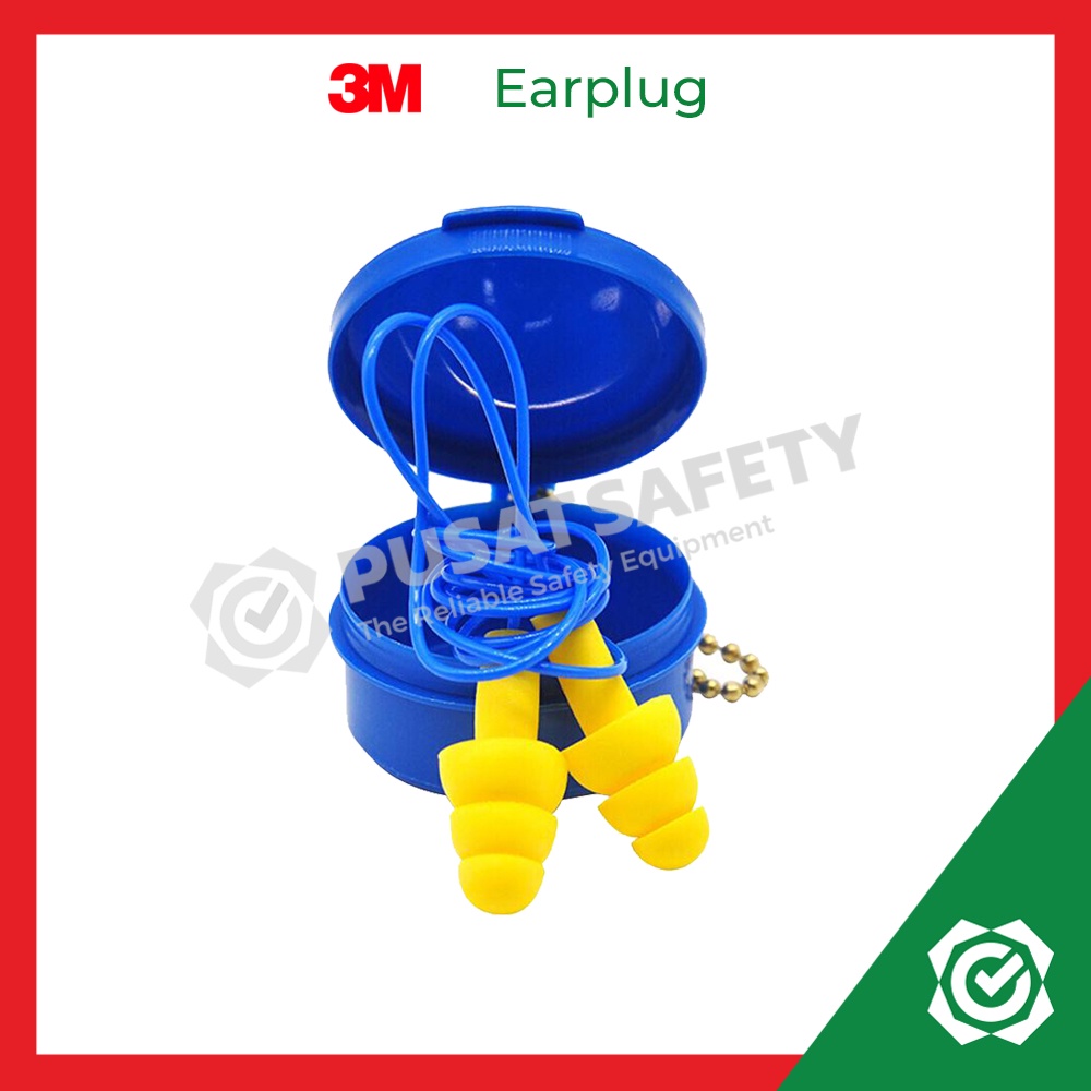 Earplug Penutup Penyumbat Telinga 3M Ultrafit dengan Case