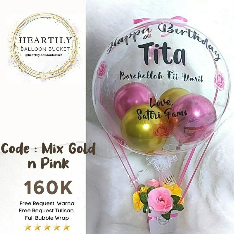 [READY JAKARTA 1HARI JADI] Buket Balon Balloon Bucket Balon Wisuda Snack Balloon Bucket Bunga Snack